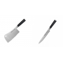 AKCIA 1+1 Kuchařský nůž-sekáček Samura Mo-V (SM-0040), 180mm + Filetovací nůž Samura MO-V (SM-0045), 230mm
