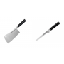AKCIA 1+1 Kuchařský nůž-sekáček Samura Mo-V (SM-0040), 180mm + Vykosťovací nůž Samura MO-V (SM-0063), 150mm